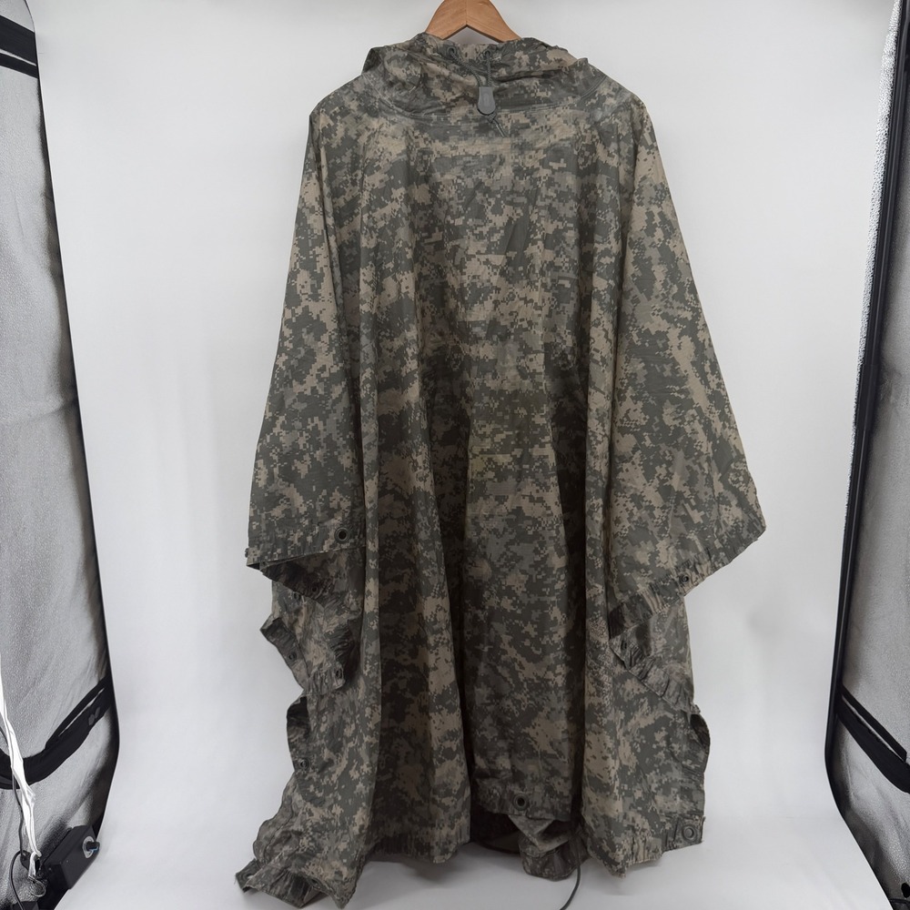 US Military ACU Digital Camo Poncho Wet Weather Universal ORC Industries UCP